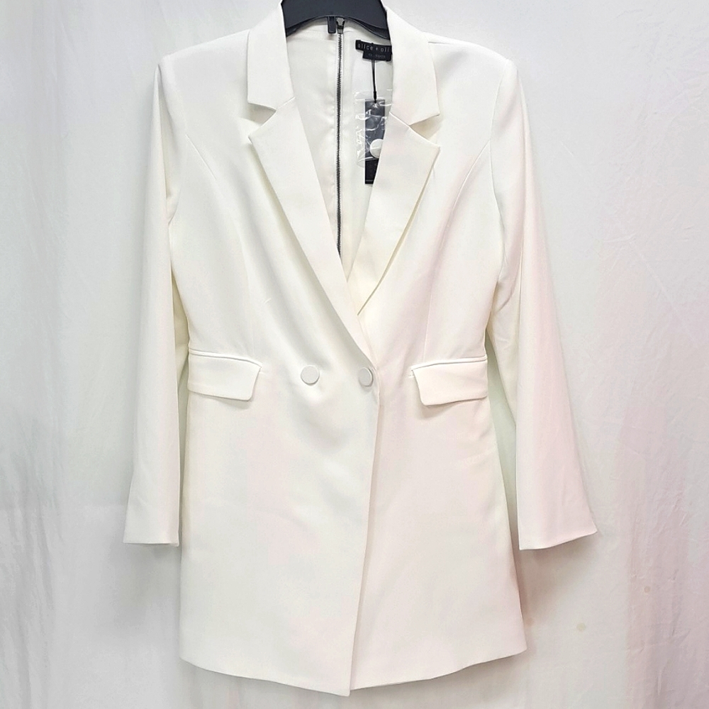 Alice + Olivia White Jumpsuit